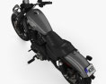 Harley-Davidson Sportster Iron 883 2016 Modello 3D vista dall'alto
