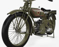 Harley-Davidson 19W Sport Twin 1919 Modelo 3d