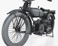 Harley-Davidson 19W Sport Twin 1919 3D模型 wire render