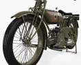 Harley-Davidson 19W Sport Twin 1919 Modelo 3d