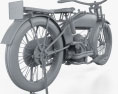 Harley-Davidson 19W Sport Twin 1919 Modello 3D