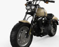 Harley-Davidson Dyna Fat Bob 2016 3d model