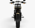 Harley-Davidson Dyna Fat Bob 2016 3D模型 正面图