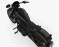 Harley-Davidson Dyna Low Rider S 2016 3d model top view