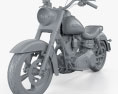 Harley-Davidson Dyna Switchback 2012 3d model clay render