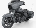 Harley-Davidson FLHXS Street Glide Special 2014 3D 모델  wire render