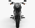 Harley-Davidson FLSTFB Softail Fat Boy Lo 2010 Modelo 3D vista frontal