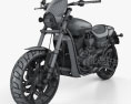 Harley-Davidson Street Rod XG750 2017 3D модель wire render
