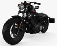 Harley-Davidson Sportster 1200 Forty-Eight 2013 3Dモデル