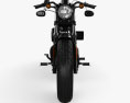 Harley-Davidson Sportster 1200 Forty-Eight 2013 Modello 3D vista frontale
