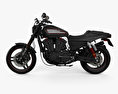 Harley-Davidson Sportster  XR1200X 2012 3D-Modell Seitenansicht