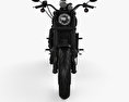 Harley-Davidson Sportster  XR1200X 2012 Modello 3D vista frontale