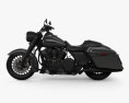 Harley-Davidson Road King 2018 3d model side view