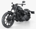 Harley-Davidson FXBRS Breakout 114 2018 3D модель wire render