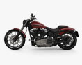 Harley-Davidson FXBRS Breakout 114 2018 3D模型 侧视图