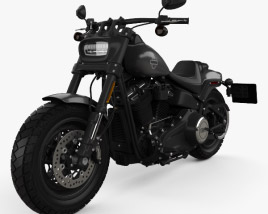 3D model of Harley-Davidson FXFB Fat Bob 114 2018