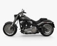 Harley-Davidson SDBV Fat Boy 114 2018 3D-Modell Seitenansicht