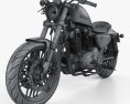 Harley-Davidson XL 1200 CX roadster 2018 Modelo 3D wire render