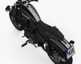 Harley-Davidson XL 1200 CX roadster 2018 Modelo 3D vista superior