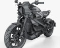 Harley-Davidson LiveWire 2019 3d model wire render