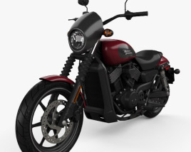 3D model of Harley-Davidson Street 750 2018