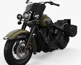 Harley-Davidson Heritage Classic 2018 3D模型