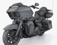 Harley-Davidson Road Glide Ultra 2018 Modèle 3d wire render