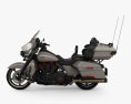Harley-Davidson CVO limited 2020 3d model side view