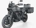 Harley-Davidson Pan America 2021 3d model wire render