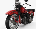 Harley-Davidson FL1200 Type74 Knucklehead 1946 3D 모델 