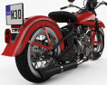 Harley-Davidson FL1200 Type74 Knucklehead 1946 Modelo 3d