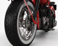 Harley-Davidson FL1200 Type74 Knucklehead 1946 Modello 3D