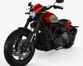 Harley-Davidson FXDR 114 2020 Modello 3D