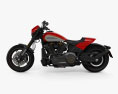 Harley-Davidson FXDR 114 2020 Modello 3D vista laterale