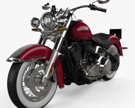 3D model of Harley-Davidson Deluxe 107 2021