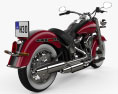 Harley-Davidson Deluxe 107 2021 3D-Modell Rückansicht