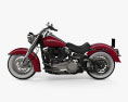 Harley-Davidson Deluxe 107 2021 3D-Modell Seitenansicht