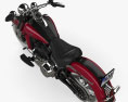 Harley-Davidson Deluxe 107 2021 3D-Modell Draufsicht