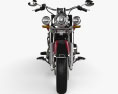 Harley-Davidson Deluxe 107 2021 Modello 3D vista frontale