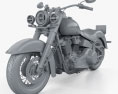 Harley-Davidson Deluxe 107 2021 3D-Modell clay render