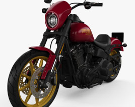 3D model of Harley-Davidson Low Rider 107 2021