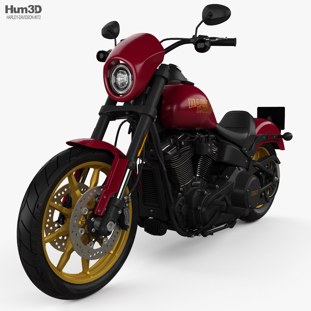 Harley-Davidson Low Rider 107 2021 Modelo 3d