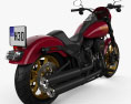 Harley-Davidson Low Rider 107 2021 3D模型 后视图