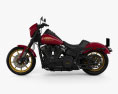 Harley-Davidson Low Rider 107 2021 Modello 3D vista laterale
