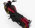 Harley-Davidson Low Rider 107 2021 3D-Modell Draufsicht