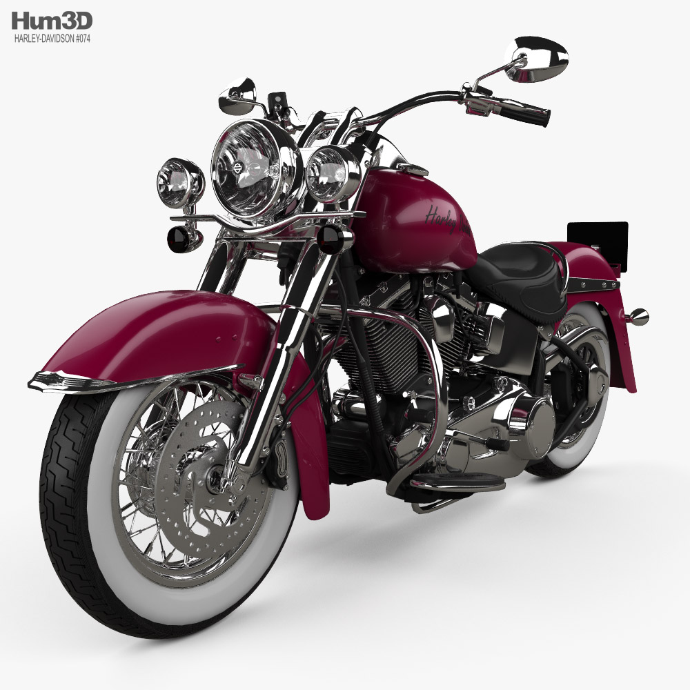 Harley-Davidson Softail Deluxe Custom 2006 3D model