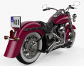 Harley-Davidson Softail Deluxe Custom 2006 3d model back view