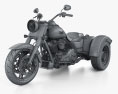 Harley-Davidson Freewheeler 2024 3d model wire render