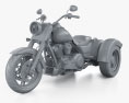 Harley-Davidson Freewheeler 2024 3d model clay render