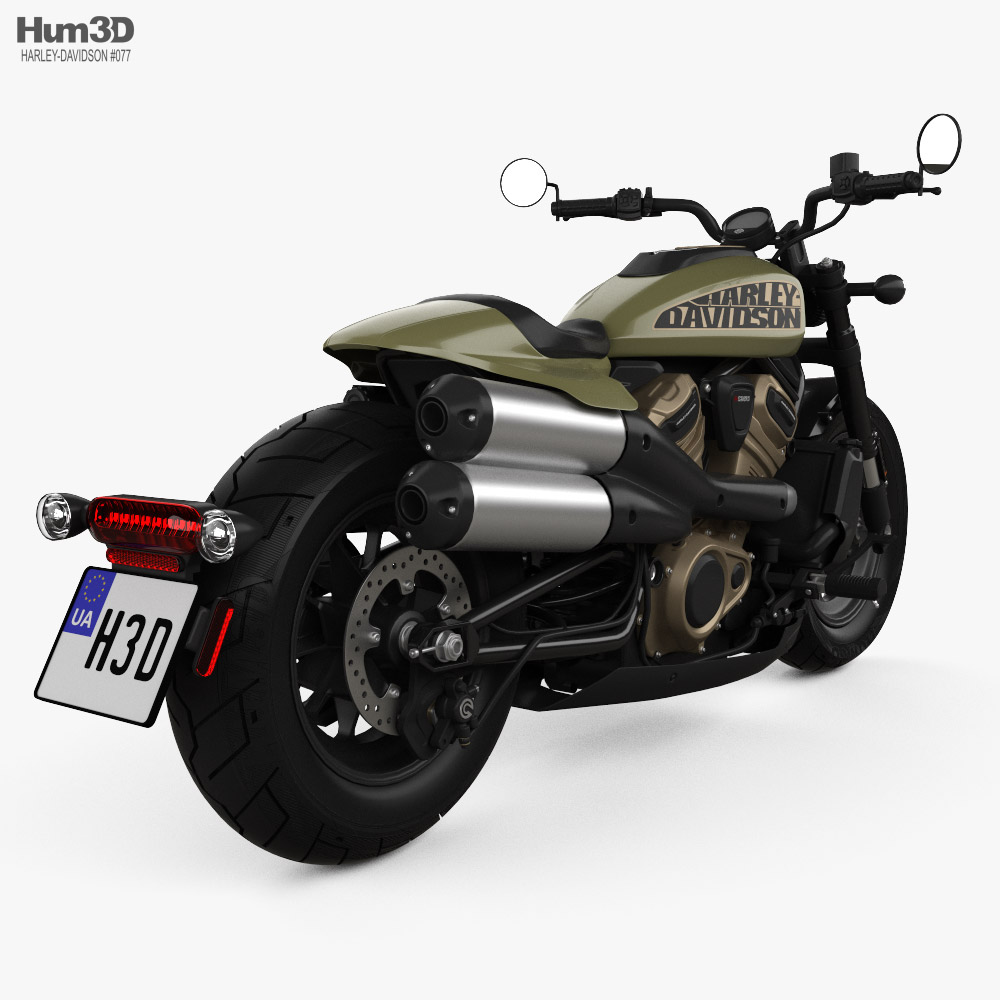 HarleyDavidson Sportster S 2024 3D model Download Vehicles on